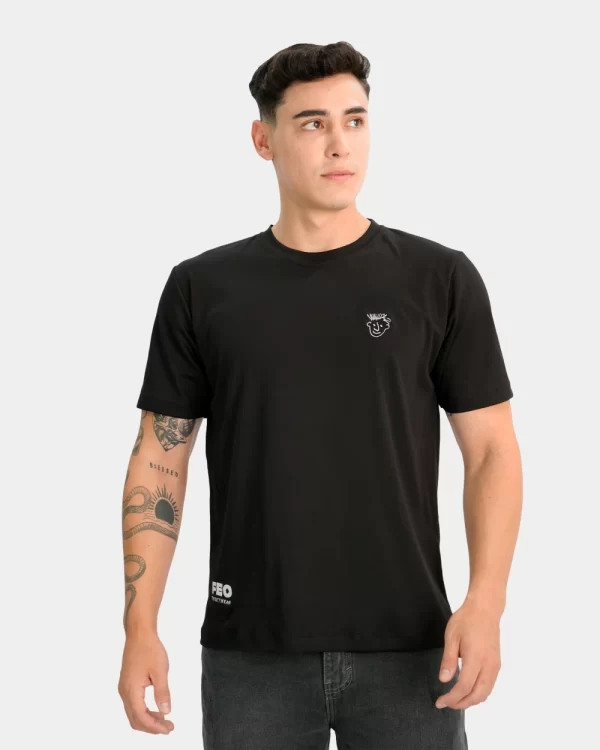 polo hombre color Negro feo streetwear 1