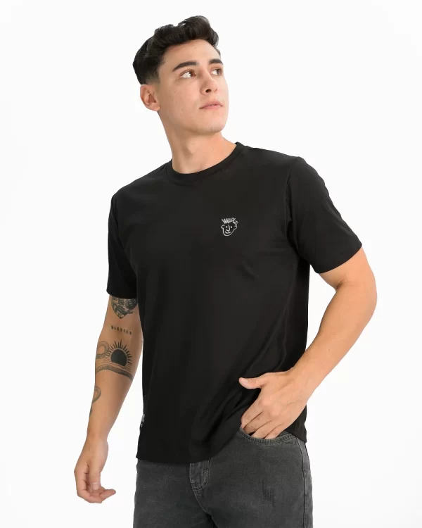 polo hombre color Negro feo streetwear 2