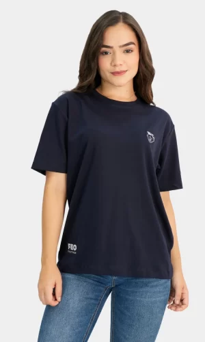 polo para mujer AZUL frontal feo streetwear