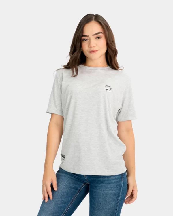 polo para mujer GRIS frontal feo streetwear 2