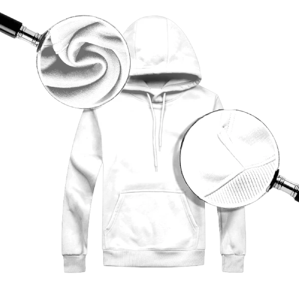 Hoodie color blanco feostreetwear webb