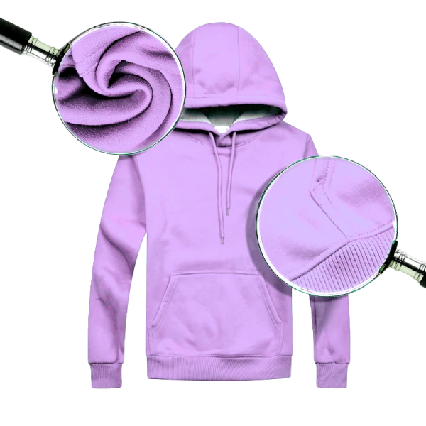 hoodie polera color lila